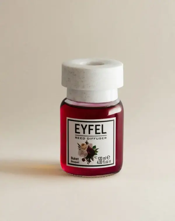 Eyfel Reed diffuser bouquet with wooden stakes  معطر جو برائحة باقة باعواد خشبية - Image 2