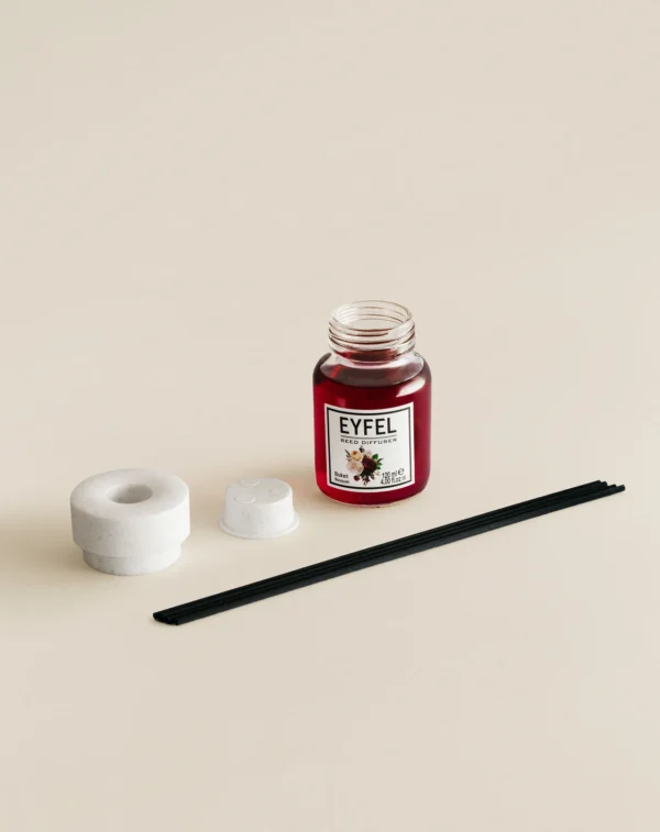 Eyfel Reed diffuser bouquet with wooden stakes  معطر جو برائحة باقة باعواد خشبية - Image 3