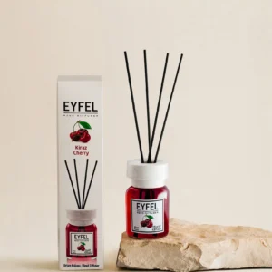 Eyfel Reed diffuser cherry with wooden stakes  معطر جو برائحة الكرز باعواد خشبية