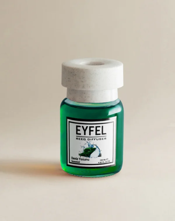 Eyfel Reed diffuser seaweed with wooden stakes  معطر جو برائحة عشبة البحر باعواد خشبية - Image 3