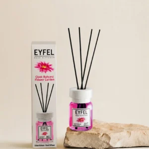 Eyfel Reed diffuser flower garden with wooden stakes  معطر جو برائحة حديقة الزهور باعواد خشبية