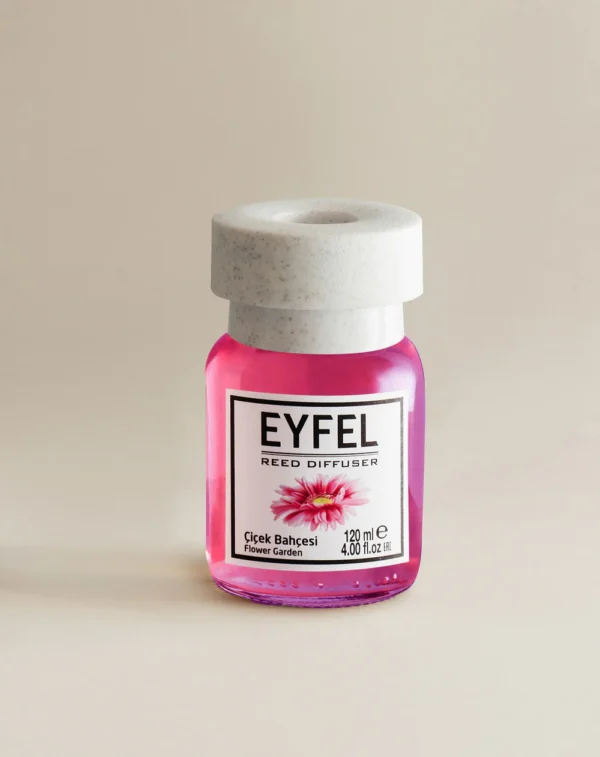Eyfel Reed diffuser flower garden with wooden stakes  معطر جو برائحة حديقة الزهور باعواد خشبية - Image 2