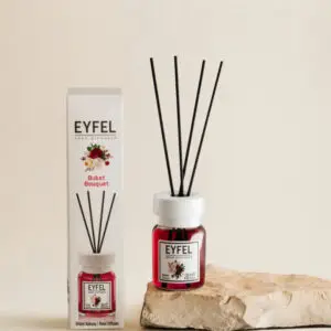 Eyfel Reed diffuser bouquet with wooden stakes  معطر جو برائحة باقة باعواد خشبية