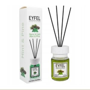 Eyfel Reed diffuser mint & pine with wooden stakes  معطر جو برائحة النعناع والصنوبر باعواد خشبية